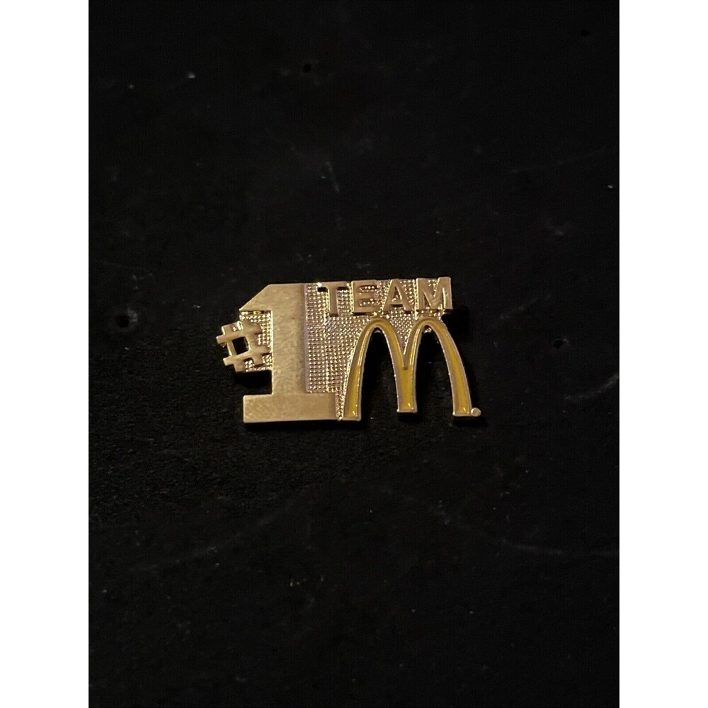 McDonald’s #1 Team Gold-Tone‎ Employee Lapel Hat Pin
